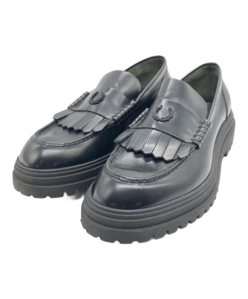 FRED PERRY（フレッドペリー）FRED PERRY (フレッドペリー) Loafer Leather ブラック サイズ:UK 7の古着・服飾アイテム