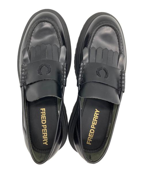 FRED PERRY（フレッドペリー）FRED PERRY (フレッドペリー) Loafer Leather ブラック サイズ:UK 7の古着・服飾アイテム