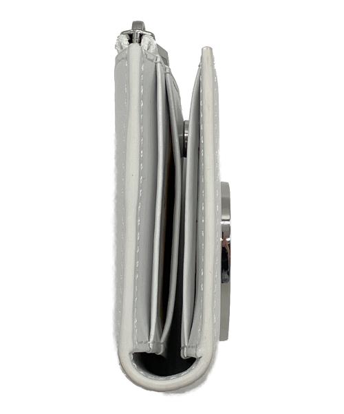 DIESEL（ディーゼル）DIESEL (ディーゼル) 1dr card holder zip ホワイトの古着・服飾アイテム