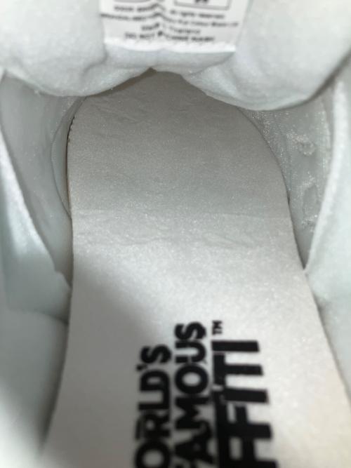 Sangacio（サンガッチョ）Sangacio (サンガッチョ) Brandalised (ブランダライズド) PURE WHITE　にゅ～ず バンクシー ホワイト サイズ:26cm 未使用品の古着・服飾アイテム