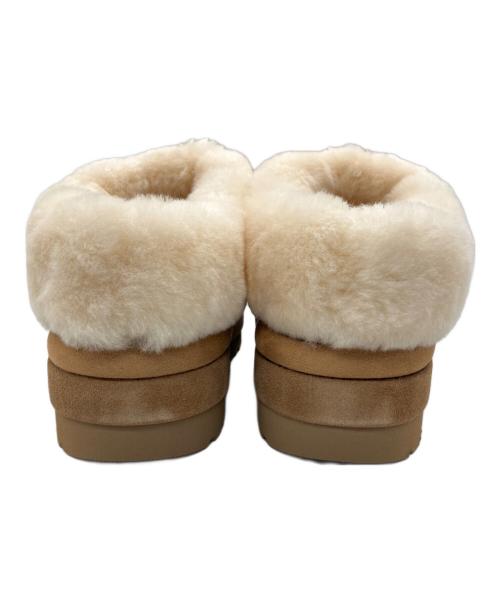 UGG（アグ）UGG (アグ) 厚底ムートンスリッポン ブラウン サイズ:25cmの古着・服飾アイテム