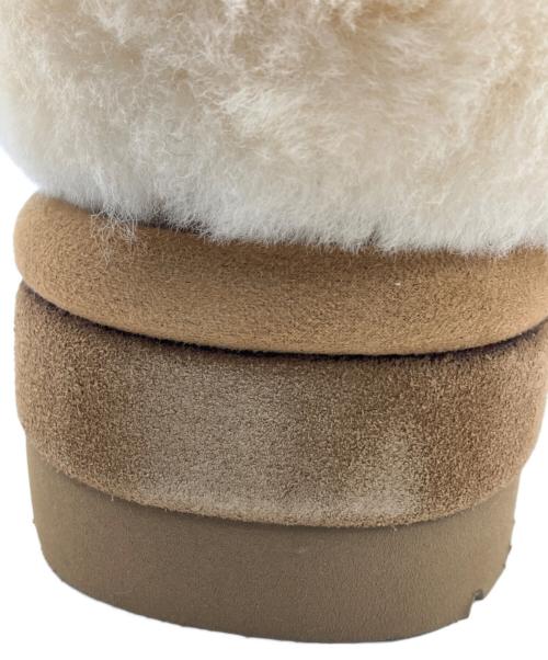 UGG（アグ）UGG (アグ) 厚底ムートンスリッポン ブラウン サイズ:25cmの古着・服飾アイテム