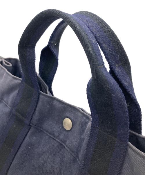 HERMES（エルメス）HERMES (エルメス) フールトゥMMトートバッグ ネイビー×ブラックの古着・服飾アイテム