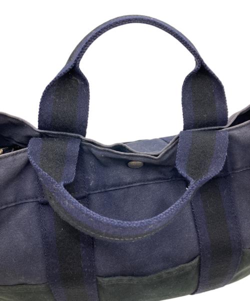 HERMES（エルメス）HERMES (エルメス) フールトゥMMトートバッグ ネイビー×ブラックの古着・服飾アイテム