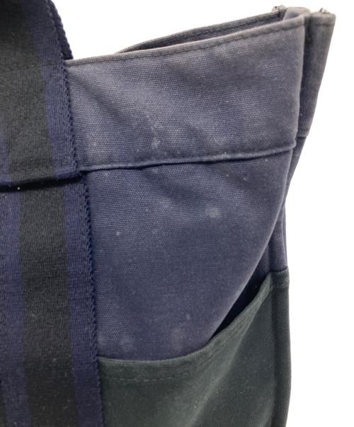 HERMES（エルメス）HERMES (エルメス) フールトゥMMトートバッグ ネイビー×ブラックの古着・服飾アイテム