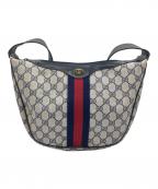 GUCCIグッチ）の古着「ワンショルダーバッグ」｜グレー×ブラック