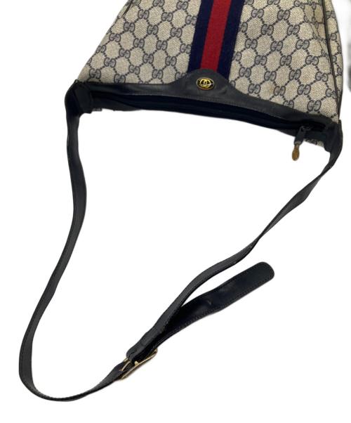 GUCCI（グッチ）GUCCI (グッチ) ワンショルダーバッグ グレー×ブラックの古着・服飾アイテム