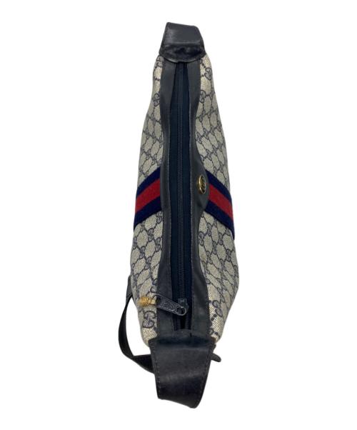 GUCCI（グッチ）GUCCI (グッチ) ワンショルダーバッグ グレー×ブラックの古着・服飾アイテム