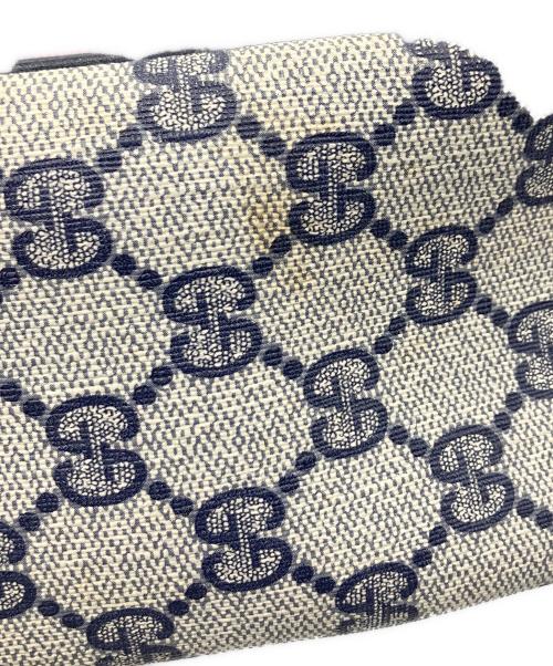 GUCCI（グッチ）GUCCI (グッチ) ワンショルダーバッグ グレー×ブラックの古着・服飾アイテム