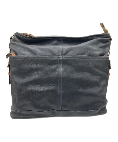 COACH（コーチ）COACH (コーチ) 2WAYバッグ　HARRISON East West Satchel ネイビー×ブラウンの古着・服飾アイテム