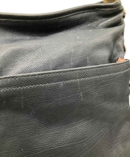 COACH（コーチ）COACH (コーチ) 2WAYバッグ　HARRISON East West Satchel ネイビー×ブラウンの古着・服飾アイテム