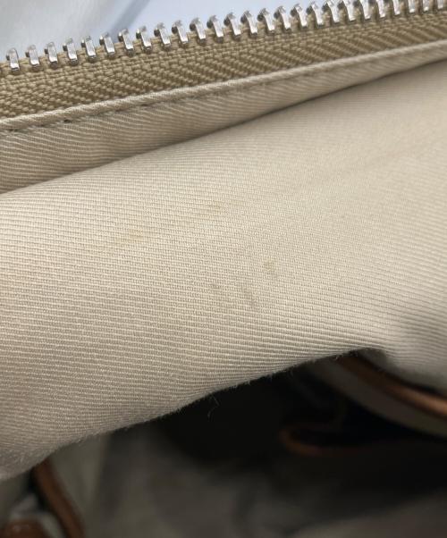 COACH（コーチ）COACH (コーチ) 2WAYバッグ　HARRISON East West Satchel ネイビー×ブラウンの古着・服飾アイテム