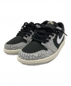 NIKEナイキ）の古着「Air Jordan 1 Retro Low OG」｜Black Cement ホワイト×ブラ