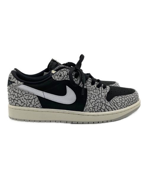 NIKE（ナイキ）NIKE (ナイキ) Air Jordan 1 Retro Low OG Black Cement ホワイト×ブラ サイズ:27.0cm 未使用品の古着・服飾アイテム