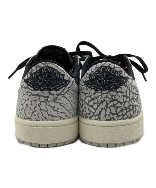 NIKE（ナイキ）NIKE (ナイキ) Air Jordan 1 Retro Low OG Black Cement ホワイト×ブラ サイズ:27.0cm 未使用品の古着・服飾アイテム
