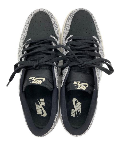 NIKE（ナイキ）NIKE (ナイキ) Air Jordan 1 Retro Low OG Black Cement ホワイト×ブラ サイズ:27.0cm 未使用品の古着・服飾アイテム