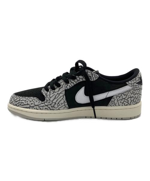 NIKE（ナイキ）NIKE (ナイキ) Air Jordan 1 Retro Low OG Black Cement ホワイト×ブラ サイズ:27.0cm 未使用品の古着・服飾アイテム