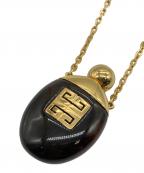 GIVENCHYジバンシィ）の古着「香水ボトルネックレス」｜ブラウン×ゴールド
