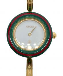 GUCCI（グッチ）の古着「チェンジベゼルウォッチ」｜ホワイト