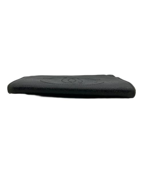 CHANEL（シャネル）CHANEL (シャネル) 2つ折り財布 ブラックの古着・服飾アイテム