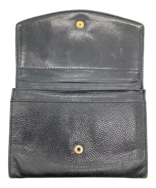 CHANEL（シャネル）CHANEL (シャネル) 2つ折り財布 ブラックの古着・服飾アイテム