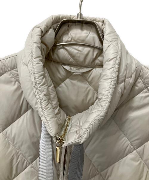 Max Mara The Cube（マックスマーラ ザ キューブ）Max Mara The Cube (マックスマーラ ザ キューブ) ダウンキルティングベスト ベージュ サイズ:42の古着・服飾アイテム