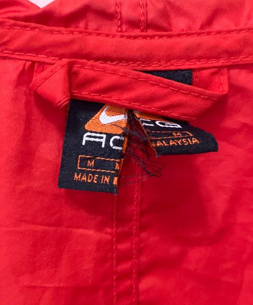 NIKE ACG（ナイキエーシージー）NIKE ACG (ナイキエーシージー) アノラックパーカー レッド サイズ:Mの古着・服飾アイテム