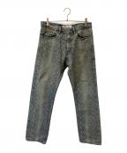 DAIRIKUダイリク）の古着「Python Slim Denim」｜ライトブルー