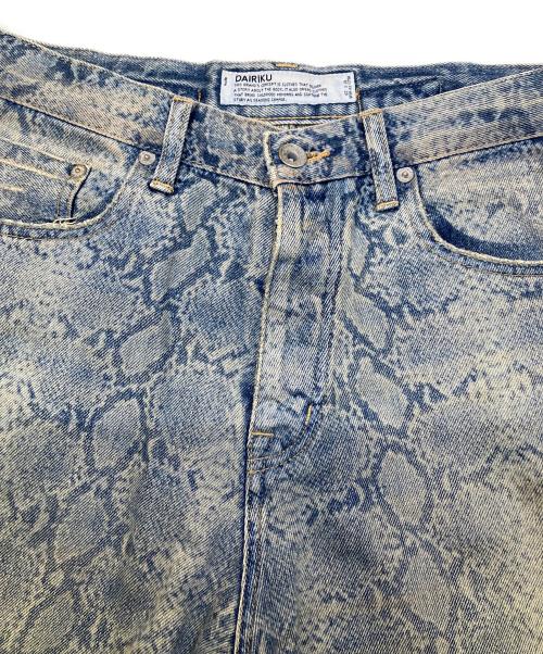 DAIRIKU（ダイリク）DAIRIKU (ダイリク) Python Slim Denim ライトブルー サイズ:31inchの古着・服飾アイテム