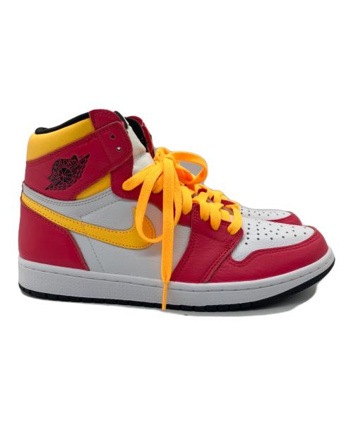NIKE（ナイキ）NIKE (ナイキ) ハイカットスニーカー Light Fusion Red ピンク×オレンジ サイズ:27cm 未使用品の古着・服飾アイテム
