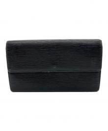 LOUIS VUITTON（ルイ ヴィトン）の古着「ポシェット ポルト・モネ クレディ」｜ブラック