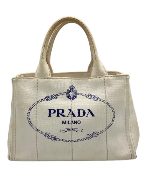 PRADA（プラダ）PRADA (プラダ) トートバッグ ホワイトの古着・服飾アイテム