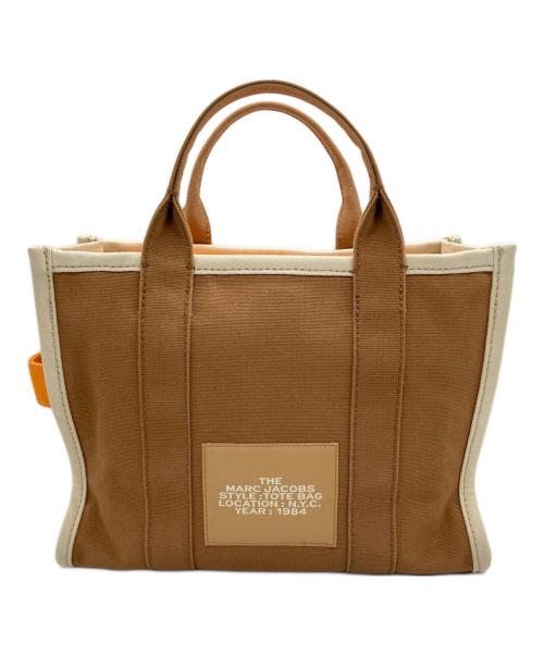 MARC JACOBS（マークジェイコブス）MARC JACOBS (マークジェイコブス) THE TOTE BAG ブラウン×ベージュの古着・服飾アイテム