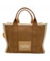 MARC JACOBS (マークジェイコブス) THE TOTE BAG ブラウン×ベージュ：11000円