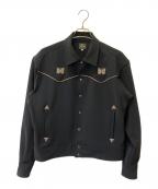 Needlesニードルズ）の古着「Piping Cowboy Jacket - Poly Double Cloth」｜ブラック