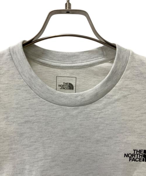 THE NORTH FACE（ザ ノース フェイス）THE NORTH FACE (ザ ノース フェイス) ロングスリーブバックスクエアロゴティー ライトグレー サイズ:Lの古着・服飾アイテム