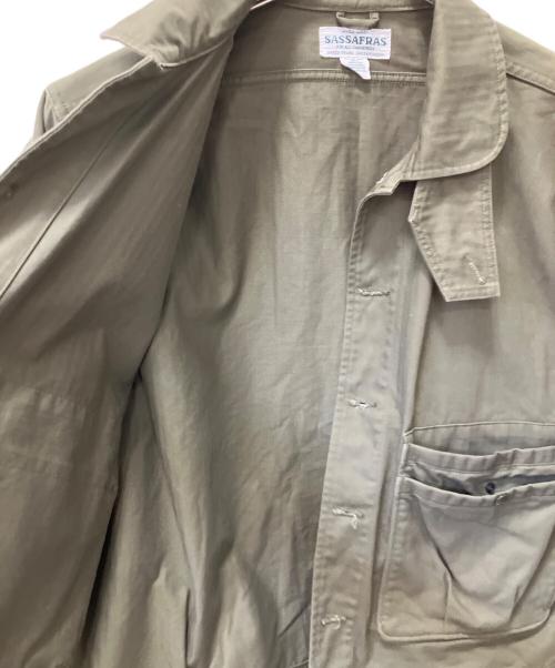 SASSAFRAS（ササフラス）SASSAFRAS (ササフラス) ミリタリージャケット カーキ サイズ:Mの古着・服飾アイテム