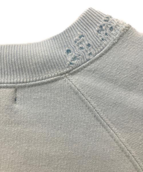 MAATEE&SONS（マーティーアンドサンズ）MAATEE&SONS (マーティーアンドサンズ) ヴィンテージ加工スウェット スカイブルー サイズ:2の古着・服飾アイテム