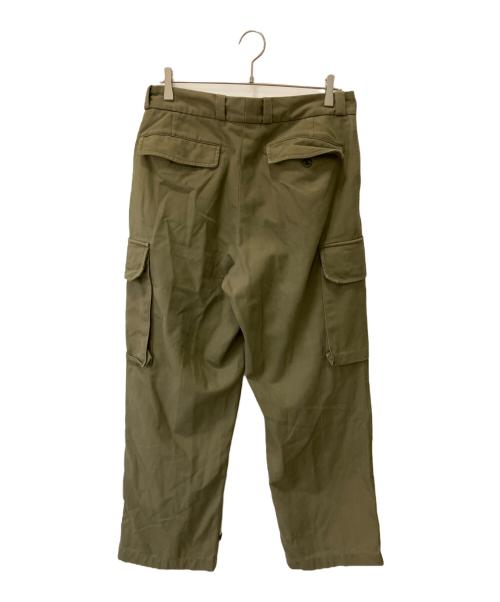 Tangent（タンジェント）Tangent (タンジェント) ピエールコットンツイルノープリーツカーゴパンツ ブラウン サイズ:48の古着・服飾アイテム