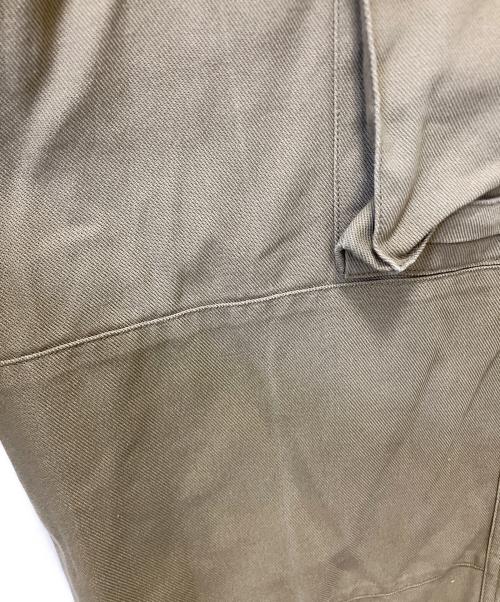Tangent（タンジェント）Tangent (タンジェント) ピエールコットンツイルノープリーツカーゴパンツ ブラウン サイズ:48の古着・服飾アイテム