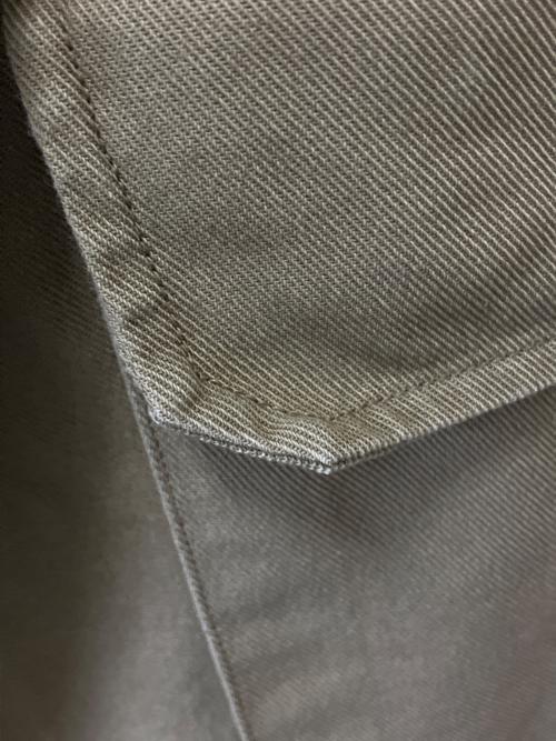 Tangent（タンジェント）Tangent (タンジェント) ピエールコットンツイルノープリーツカーゴパンツ ブラウン サイズ:48の古着・服飾アイテム