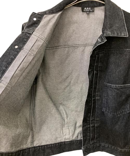A.P.C.（アーペーセー）A.P.C. (アーペーセー) 1st デニムジャケット ブラック サイズ:Sの古着・服飾アイテム
