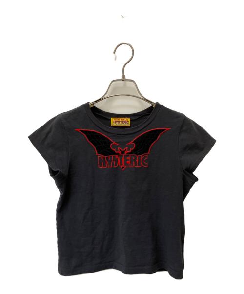 Hysteric Glamour（ヒステリックグラマー）Hysteric Glamour (ヒステリックグラマー) BAT WEB刺繍 チビTシャツ ブラック サイズ:FREEの古着・服飾アイテム