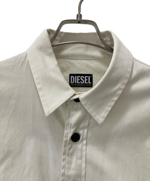 DIESEL（ディーゼル）DIESEL (ディーゼル) コットンジャケット ホワイト サイズ:Sの古着・服飾アイテム