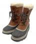 SOREL（ソレル）の古着「スノーブーツ　カリブーウール」｜ブラウン