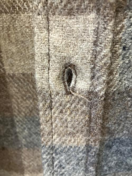 WOOLRICH（ウールリッチ）WOOLRICH (ウールリッチ) ボードシャツ ブラウン×ベージュ サイズ:Lの古着・服飾アイテム