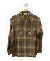 WOOLRICH（ウールリッチ）の古着「ボードシャツ」｜ブラウン×ベージュ