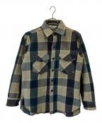 WOOLRICHウールリッチ）の古着「シャツジャケット」｜ネイビー×ブルー