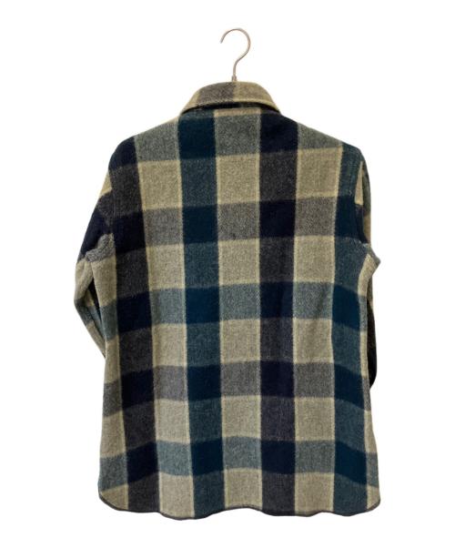 WOOLRICH（ウールリッチ）WOOLRICH (ウールリッチ) シャツジャケット ネイビー×ブルー サイズ:Mの古着・服飾アイテム