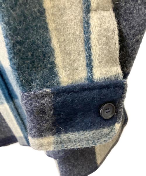 WOOLRICH（ウールリッチ）WOOLRICH (ウールリッチ) シャツジャケット ネイビー×ブルー サイズ:Mの古着・服飾アイテム